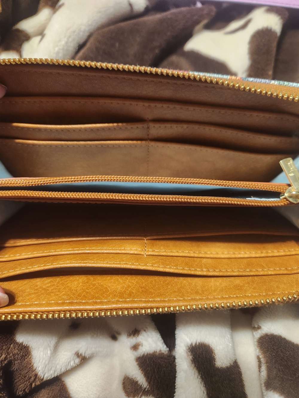 Loungefly Disney Stitch Floral Zip Wallet - Light Blue, Pink, Orange, Green - Picture 4 of 4